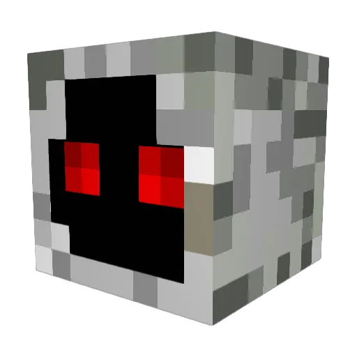 DerEmil Minecraft avatar head, 3D render
