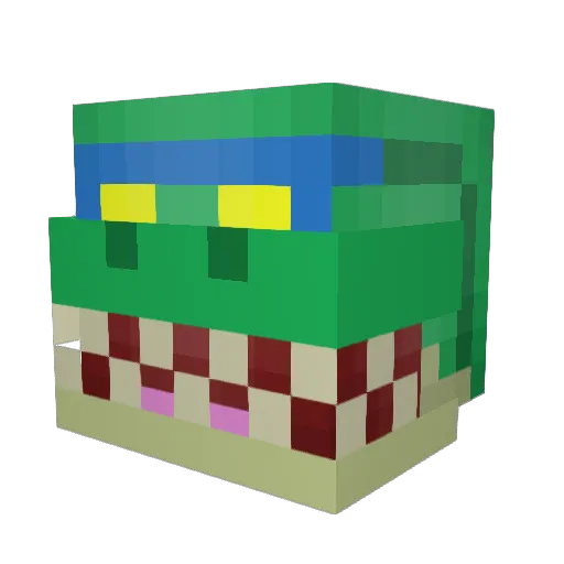 DerFeindDesErz Minecraft avatar head, 3D render