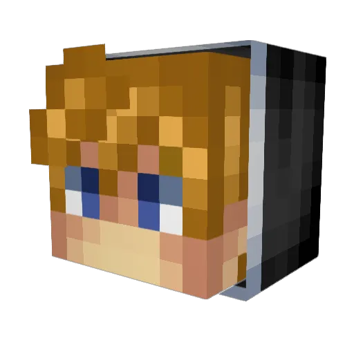 DerGeilsteHuan Minecraft avatar head, 3D render