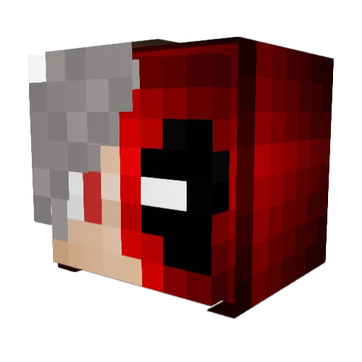 DerGorollo Minecraft avatar head, 3D render