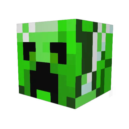 DerGottesgleiche Minecraft avatar head, 3D render