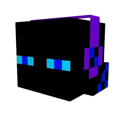 DerHauke Minecraft avatar head, 3D render