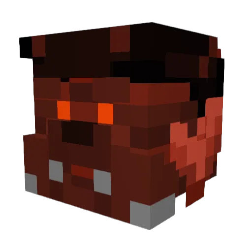 DerHenning Minecraft avatar head, 3D render