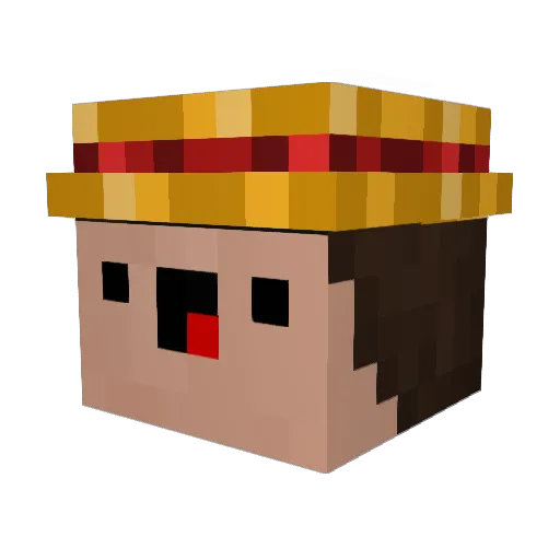 DerJonas_MC Minecraft avatar head, 3D render