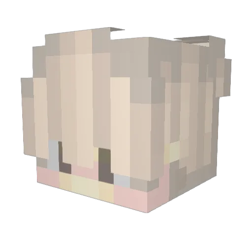 DerJude092001 Minecraft avatar head, 3D render