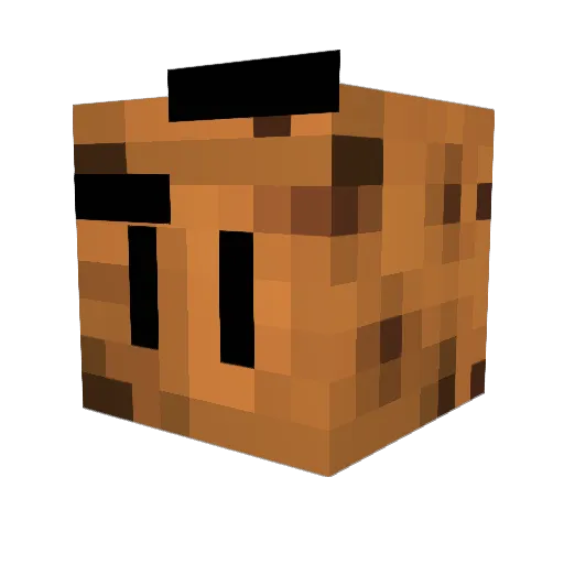 DerKeks12 Minecraft avatar head, 3D render