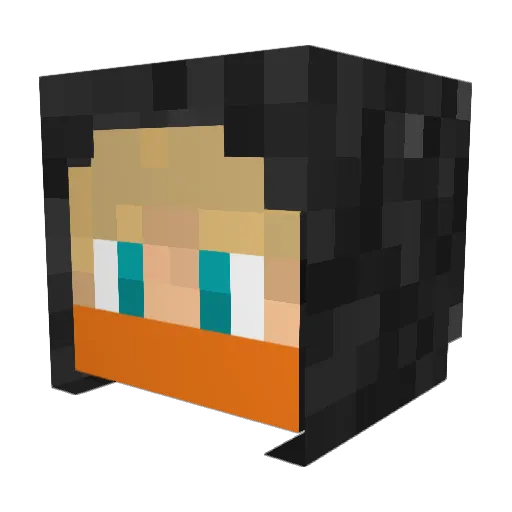 DerLauch1511 Minecraft avatar head, 3D render