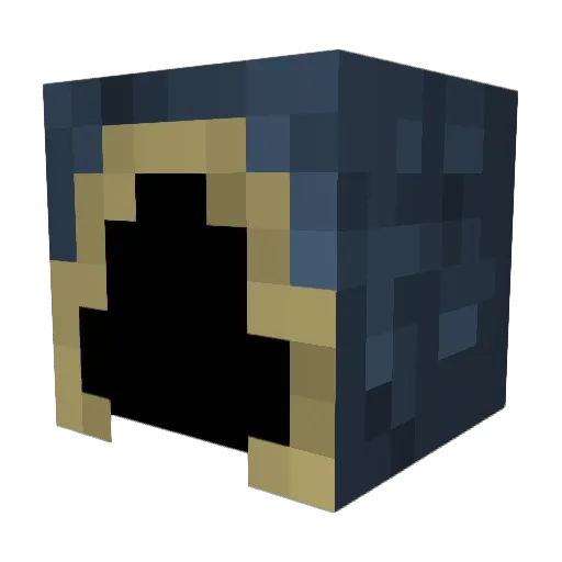 DerMLGFisch Minecraft avatar head, 3D render