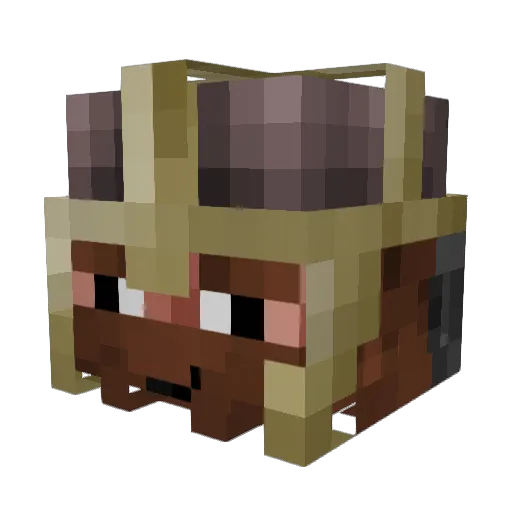 DerMarvinator_ Minecraft avatar head, 3D render