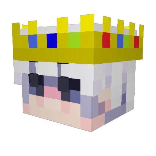 DerMaxichste Minecraft avatar head, 3D render