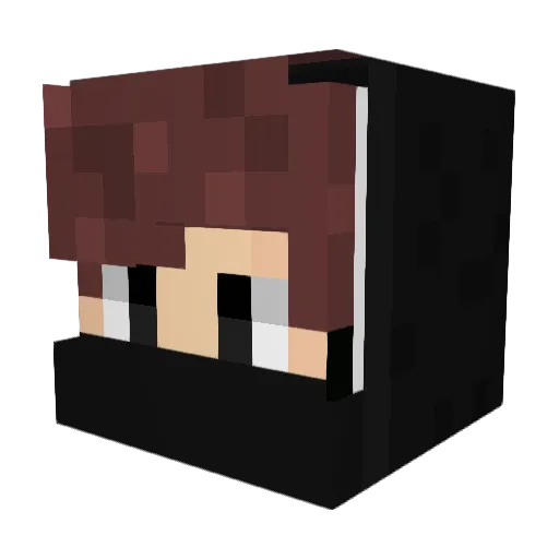 DerMechaniker01 Minecraft avatar head, 3D render