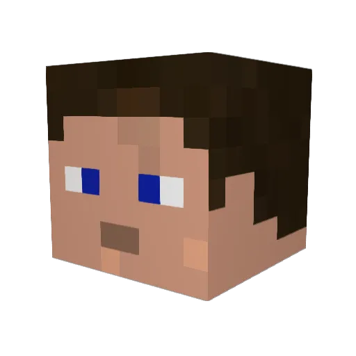 DerMikeMan123 Minecraft avatar head, 3D render