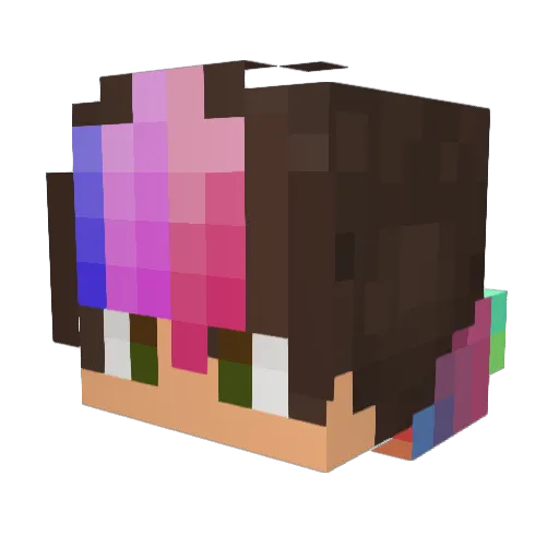 DerMungo Minecraft avatar head, 3D render