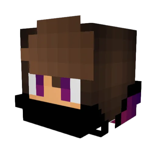 DerN1co Minecraft avatar head, 3D render