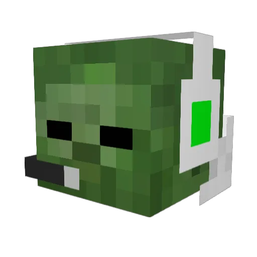 DerNebelTyp Minecraft avatar head, 3D render