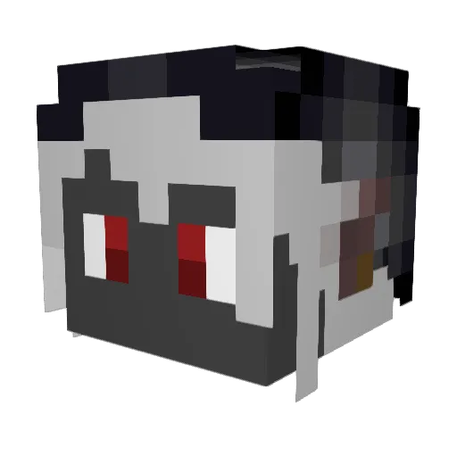DerRuben97 Minecraft avatar head, 3D render