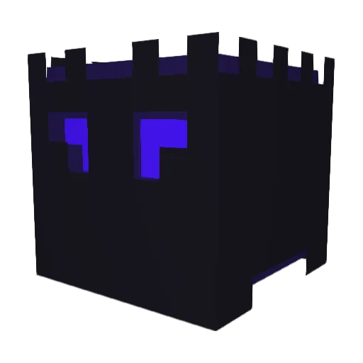 DerSander Minecraft avatar head, 3D render