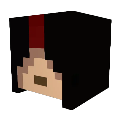 DerSchnobi Minecraft avatar head, 3D render