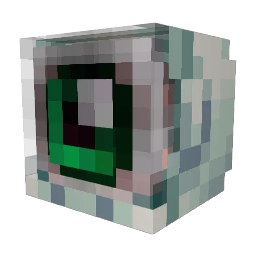 DerSlywalker Minecraft avatar head, 3D render