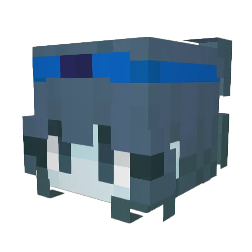 DerSmutje Minecraft avatar head, 3D render
