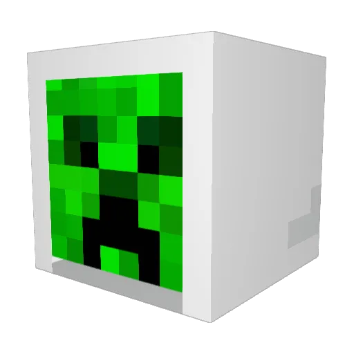 DerSneiderson Minecraft avatar head, 3D render