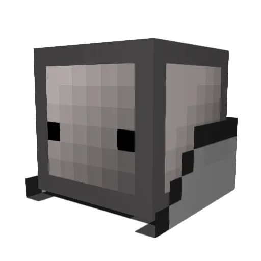 DerULF1 Minecraft avatar head, 3D render