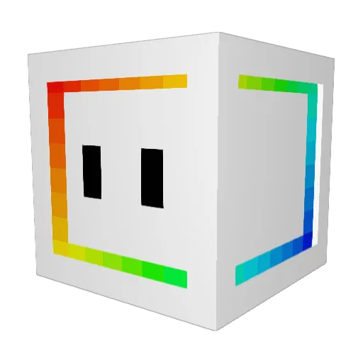 DerUSBstick Minecraft avatar head, 3D render