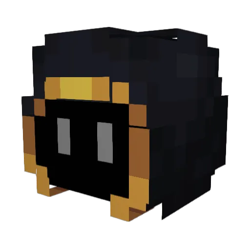 DerWeinmeister Minecraft avatar head, 3D render