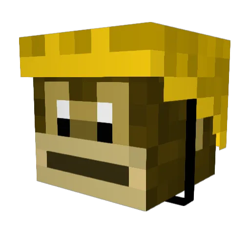Der_Betonmacher Minecraft avatar head, 3D render