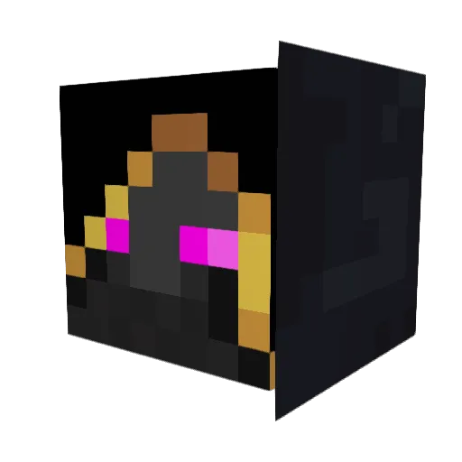 Der_Chaot Minecraft avatar head, 3D render
