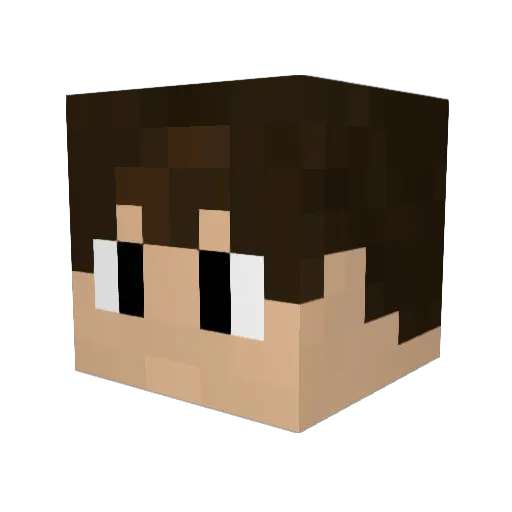 Der_Dolff Minecraft avatar head, 3D render