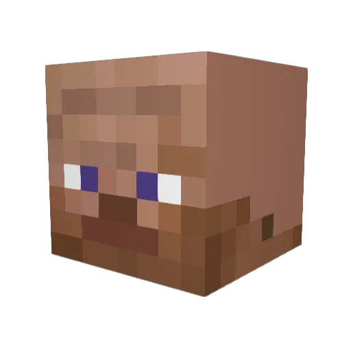 Der_Dore Minecraft avatar head, 3D render