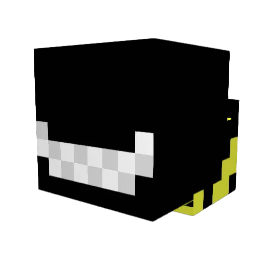 Der_Googler Minecraft avatar head, 3D render