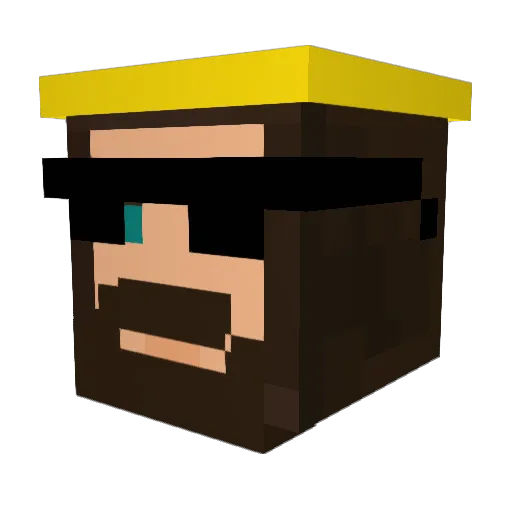 Der_Homunkulus Minecraft avatar head, 3D render