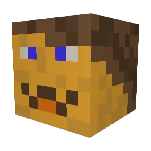 Der_Husar Minecraft avatar head, 3D render
