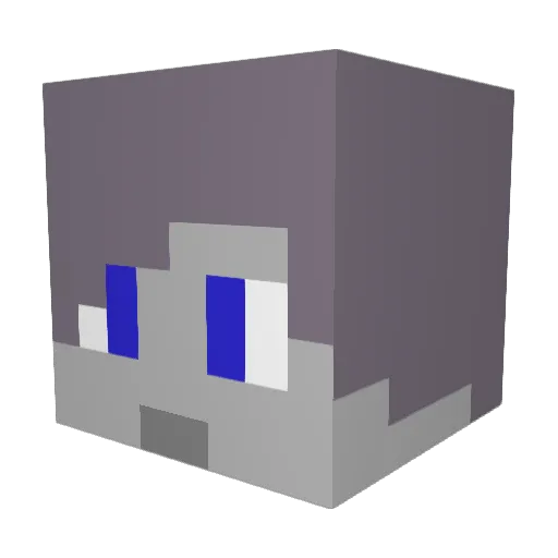Der_Kek Minecraft avatar head, 3D render