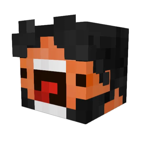 Der_Laberer Minecraft avatar head, 3D render
