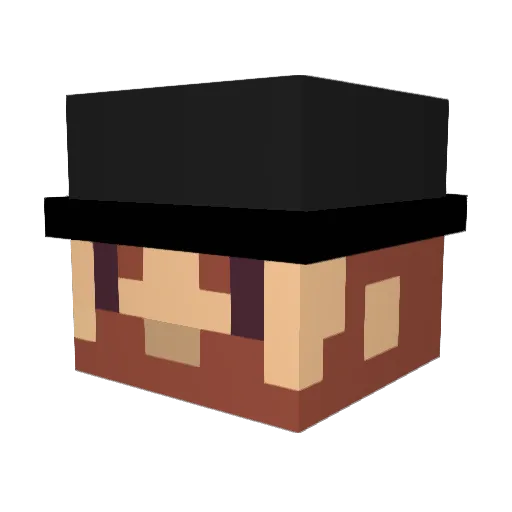 Der_Marc Minecraft avatar head, 3D render