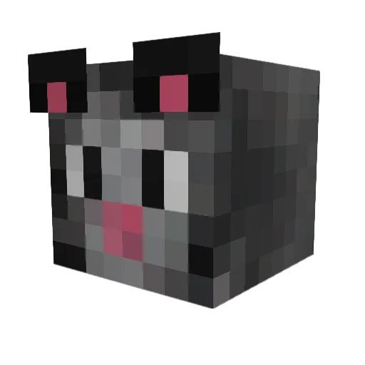 Der_Maus Minecraft avatar head, 3D render