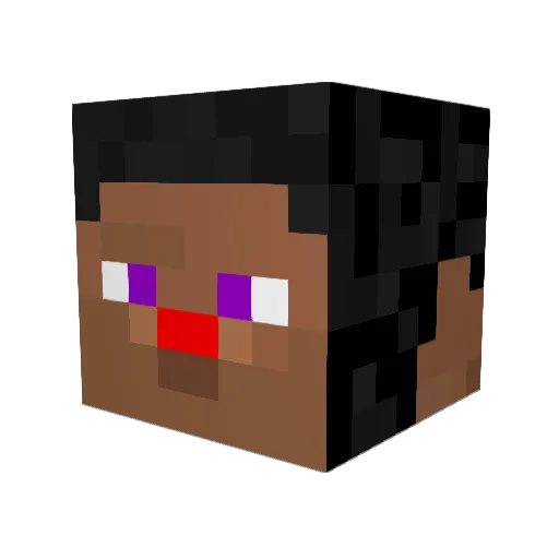 Der_Narbe Minecraft avatar head, 3D render