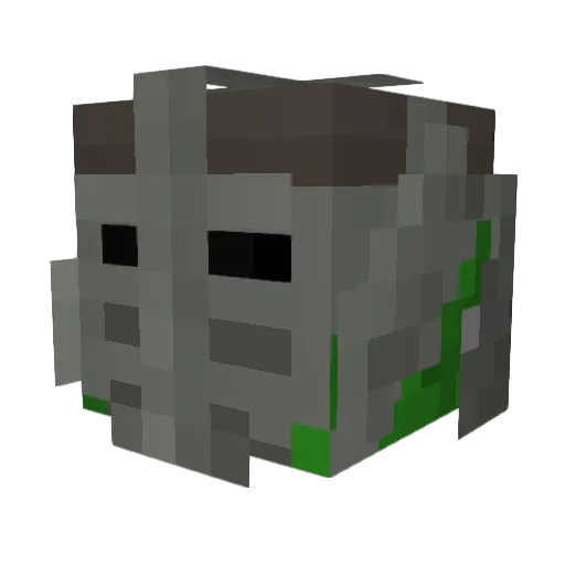 Der_Ofenfrische Minecraft avatar head, 3D render