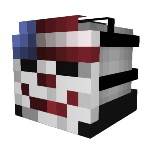 Der_Regler Minecraft avatar head, 3D render
