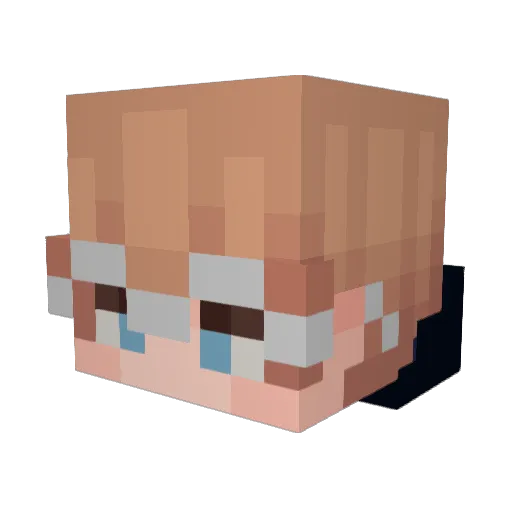 Der_Rote_Baron96 Minecraft avatar head, 3D render