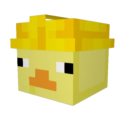 Der_Tacooo Minecraft avatar head, 3D render