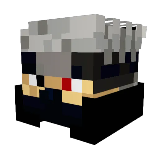 Der_Yosh Minecraft avatar head, 3D render
