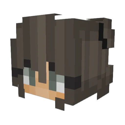 Der__Eagle Minecraft avatar head, 3D render
