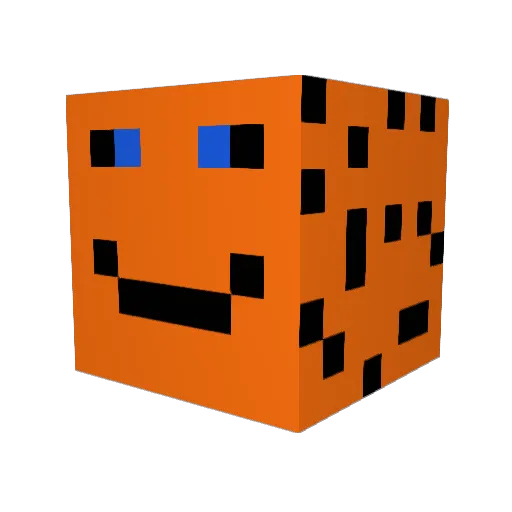 DerblaueApfel39 Minecraft avatar head, 3D render
