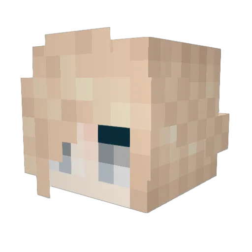 Derby_JuJu Minecraft avatar head, 3D render