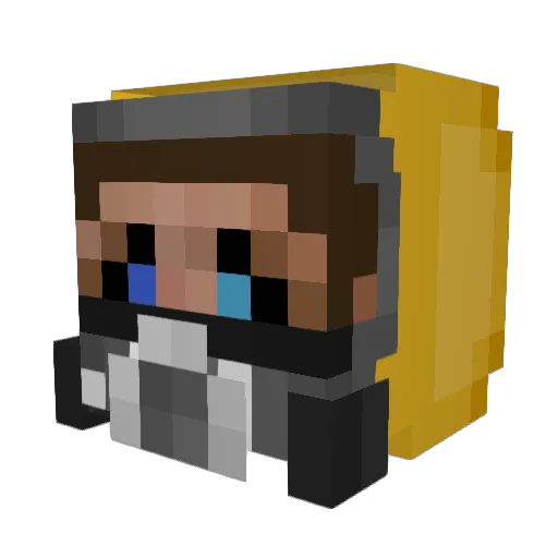 Derechte_Dani Minecraft avatar head, 3D render