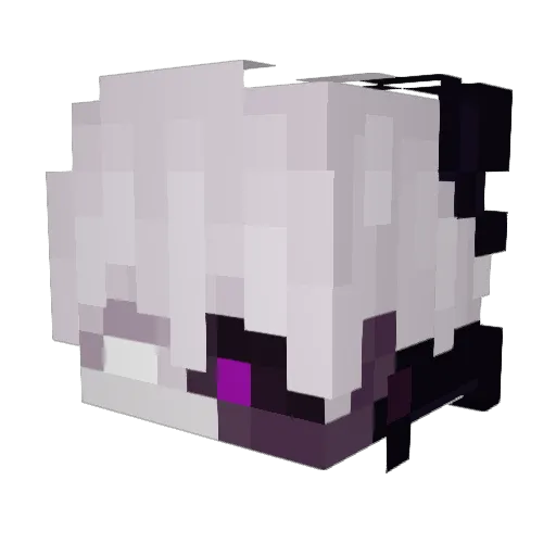 Derek8444 Minecraft avatar head, 3D render
